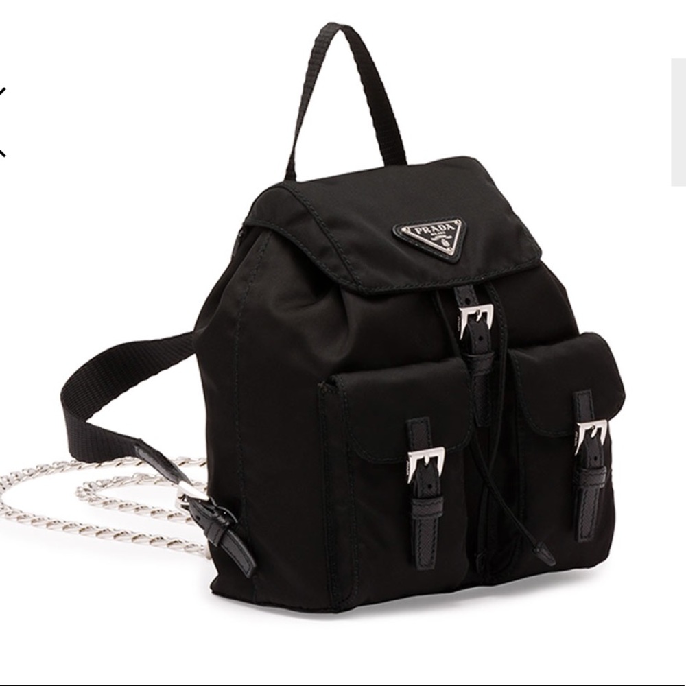 PRADA Vela Mini Crossbody Backpack Bag
